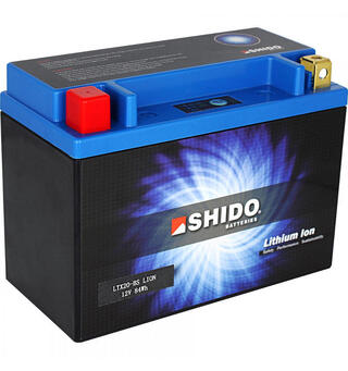 Shido LTX20-BS Lithium ATV/MC/Snøscooter Batteri L=175=87 H=155 7AH